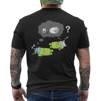 Robot Dream Of Electric Sheep Sci-Fi Replicant Blade Men's T-shirt Back Print - Monsterry AU