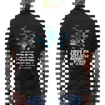 Robot Robotics Engineer In Training Mens Back Print T-shirt - Thegiftio