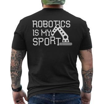 Robotics T For Robotics Is My Sport Coding Men's T-shirt Back Print - Monsterry