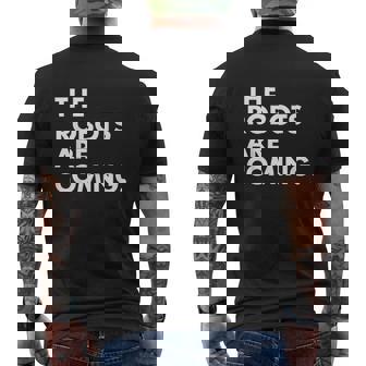 The Robots Are Coming Mens Back Print T-shirt - Thegiftio UK