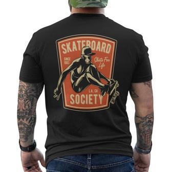 Rochen Sie Für Das Leben 1983 Für Mann Boys' Skateboard Long-Sleeved T-Shirt mit Rückendruck - Seseable