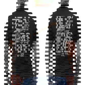Rockero Rock Música Instrumento Musical Bajo Bajista Camiseta Hombre Estampado Espalda - Regaloses
