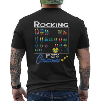 Rocking My Extra Chromosome Mens Back Print T-shirt - Thegiftio UK
