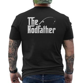 The Rod Father Fisherman Mens Back Print T-shirt | Mazezy