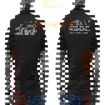 This How I Roll Groundhog Day Men's T-shirt Back Print - Thegiftio