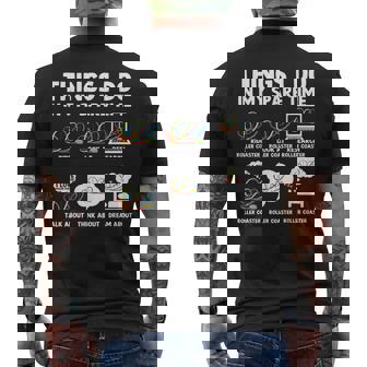 Roller Coaster Dessous De Verre Avec Inscription « Things I Do In My Spare Time » T-shirt imprimé au dos - Cadeauxyz