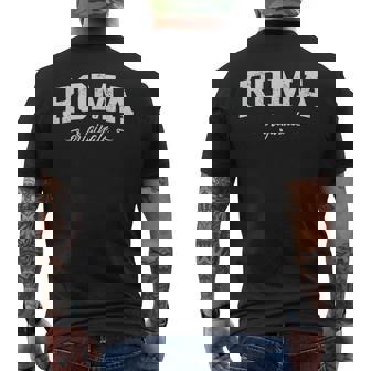 Roma Italia Deporte Souvenir Camiseta Hombre Estampado Espalda - Regaloses