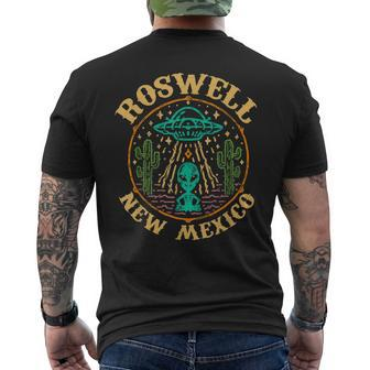 Roswell Nm 1947 Roswell Aviation New Mexico 51 Mens Back Print T-shirt - Seseable