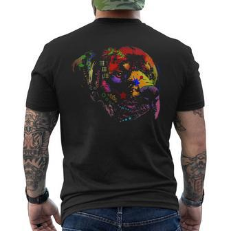 Rottweiler For A Rottweiler Men's T-shirt Back Print | Mazezy