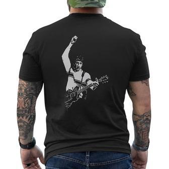 Rough Justice Pete Townshend 66 British Rock Icon Classic Rock Music Mens Back Print T-shirt - Thegiftio UK