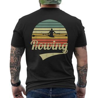 Rowing Rowing Outfit In Vintage Retro Style Vintage T-Shirt mit Rückendruck - Seseable