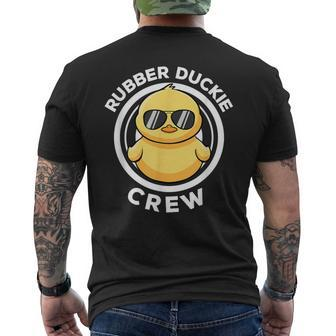 Rubber Duckie Crew I Love Ducks Lovers Rubber Duck Men's T-shirt Back Print - Seseable