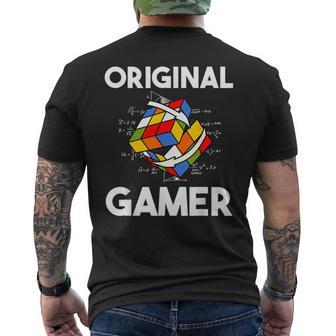 Rubik Cube Magic Cube Cube Rétro Rubi Vintage Nerd T-shirt imprimé au dos - Cadeauxyz