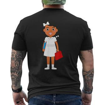 Ruby Bridges Black History Month Walk To School Day Men's T-shirt Back Print - Monsterry