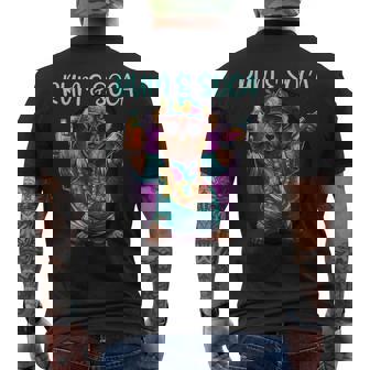 Rum And Soca Soca Fans Caribbean Carnival Party Men Men's T-shirt Back Print - Thegiftio UK