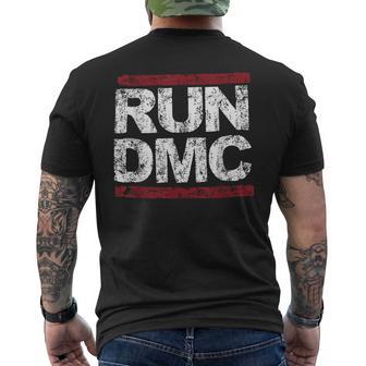 Run Dmc Grunge Logo T-Shirt mit Rückendruck - Geschenkecke