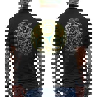 Rune De Protection Celtique Triskel Triskel T-shirt imprimé au dos - Cadeauxyz