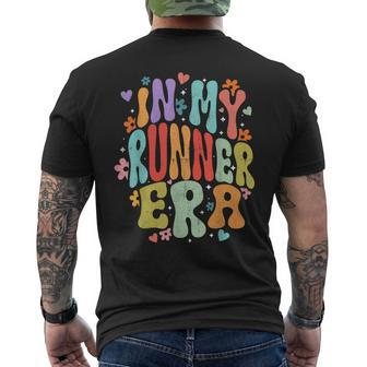 In My Runner Era Marathon Running Lover Groovy Men's T-shirt Back Print - Seseable