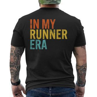 In My Runner Era Running Marathon Fitness Running Dad Men's T-shirt Back Print - Monsterry DE