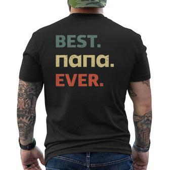 Russian Dad Present Best Dad Ever In Russian Mens Back Print T-shirt | Mazezy AU