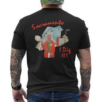 Sacramento I Dig It Men's T-shirt Back Print - Monsterry DE