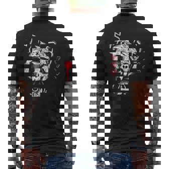 Sad Eboy Urban Skull Emo Punk Men's T-shirt Back Print - Thegiftio