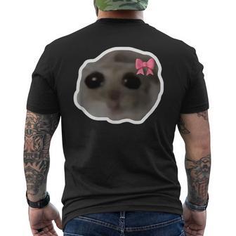 Sad Hamster Meme Sad Hamster T-Shirt mit Rückendruck - Geschenkecke