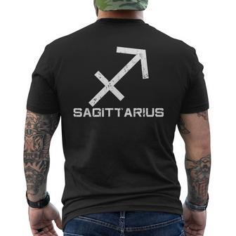 Sagittarius Zodiac Sign November December Birthday Men's T-shirt Back Print - Monsterry CA