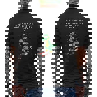 Salt Lake City Utah Mens Back Print T-shirt - Thegiftio UK