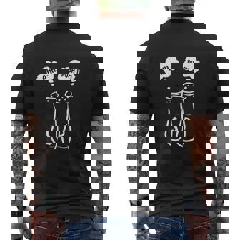 Salt And Pepper Shakers Saying Ahh Push It 80S 90S Mens Back Print T-shirt - Thegiftio UK