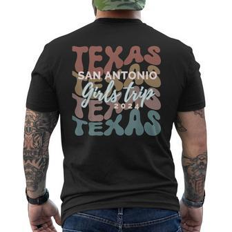 San Antonio Texas Girls Trip 2024 Matching Group Men's T-shirt Back Print - Seseable