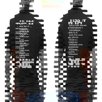 Sarcastic One For Every Holiday Men's T-shirt Back Print - Monsterry