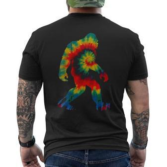 Sasquatch Colorado Tie Dye Ape Hood Gif Men's T-shirt Back Print | Mazezy
