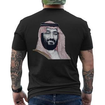 Saudi Arabia Mohammad Bin Salman Prince Mbs Men's T-shirt Back Print - Monsterry CA