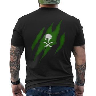 Saudi ArabiaSaudi Arabia FlagFlag Of Saudi Arabia Men's T-shirt Back Print - Monsterry AU