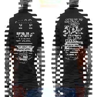 Saving One Dog Will Not Change The World Dog Rescue Shelter Mens Back Print T-shirt - Thegiftio