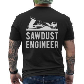 Sawdust Engineer Men's T-shirt Back Print | Mazezy DE