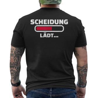 Scheidung Lädt Ladebar T-Shirt mit Rückendruck - Seseable