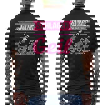 Schlager Ist Geil Schlagerparty Music T-Shirt mit Rückendruck - Seseable