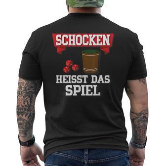 Schocken Heisst Das Spiel T-Shirt mit Rückendruck - Seseable