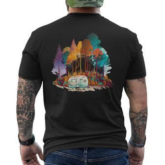 Schöne Camping-Erlebnisse Mit Wohnwagen Und Campingwagen T-Shirt mit Rückendruck - Seseable