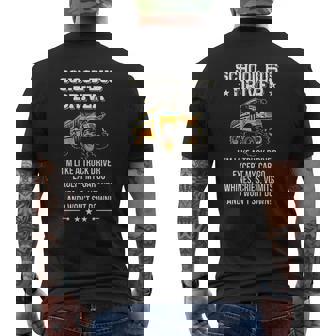 School Bus Driver I Am Like A Truck Driver Mens Back Print T-shirt - Thegiftio