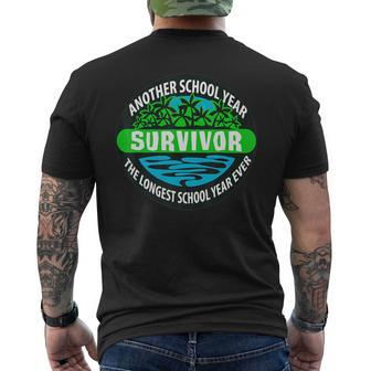 Another School Year Survivor The Longest School Year Ever Men's T-shirt Back Print - Monsterry