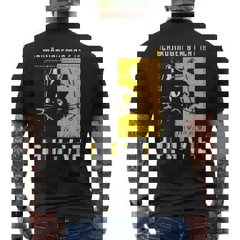 Schrodinger's Cat Is Dead And Alive Quantum Physics Men's T-shirt Back Print - Thegiftio UK