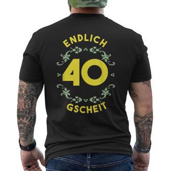 Schwaben Swabian 40Th Birthday T-Shirt mit Rückendruck - Geschenkecke