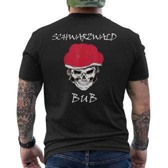 Schwarzwaldbub Schwarzwald Bollenhut Forest T-Shirt mit Rückendruck - Seseable