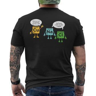 Science Chemistry Periodic Table Scientist Nerd Geeks Men's T-shirt Back Print - Thegiftio UK