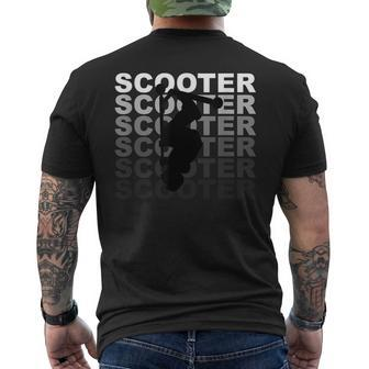 Scooter Freestyle Stunt Scooter Slogan Skatehalle T-Shirt mit Rückendruck - Geschenkecke