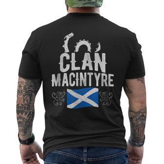 Scotland Clan Macintyre Family Name Scottish Clans Men's T-shirt Back Print - Seseable