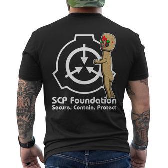 Scp-Stiftung Scp-173 S T-Shirt mit Rückendruck - Seseable